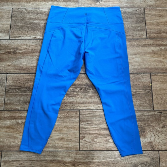 Athleta Rainer Tight Leggings Size 2X Blue Reflective Pants NWT! - Picture 6 of 16